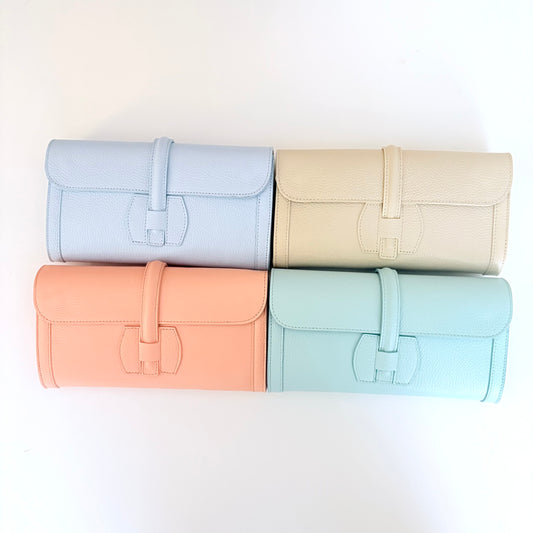 Monet Leather Clutch