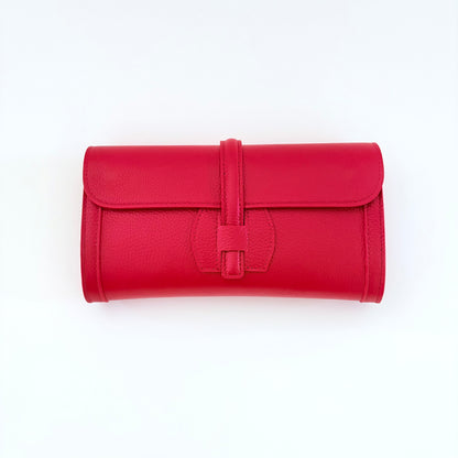 Red Monet Leather Clutch Limited Edition