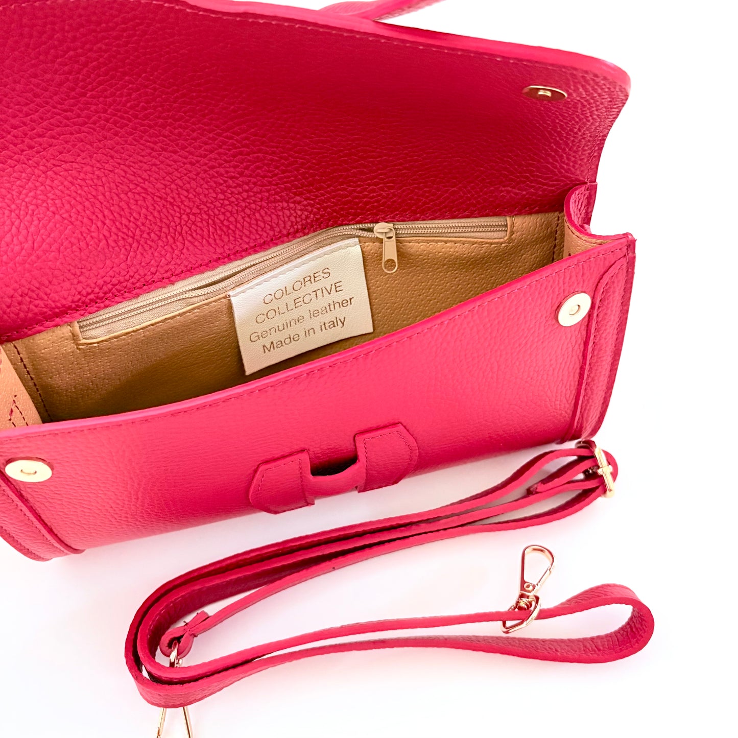 Red Monet Leather Clutch Limited Edition