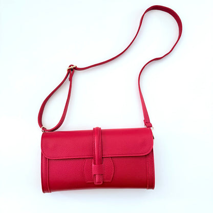 Red Monet Leather Clutch Limited Edition