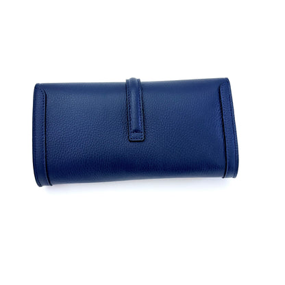 Navy Monet Leather Clutch Limited Edition