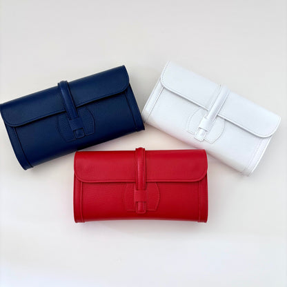 Red Monet Leather Clutch Limited Edition