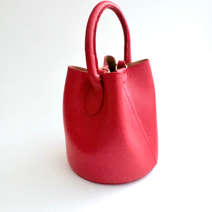 Red Leather City Bag