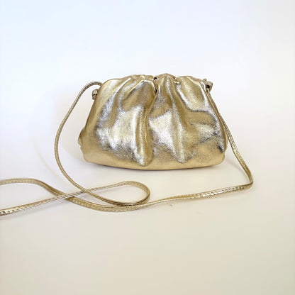 Rico Gold Metallic Clutch