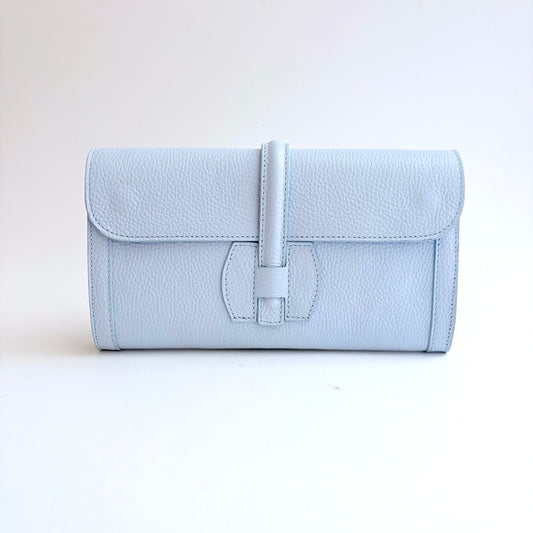 Monet Leather Clutch Mer (Blue)