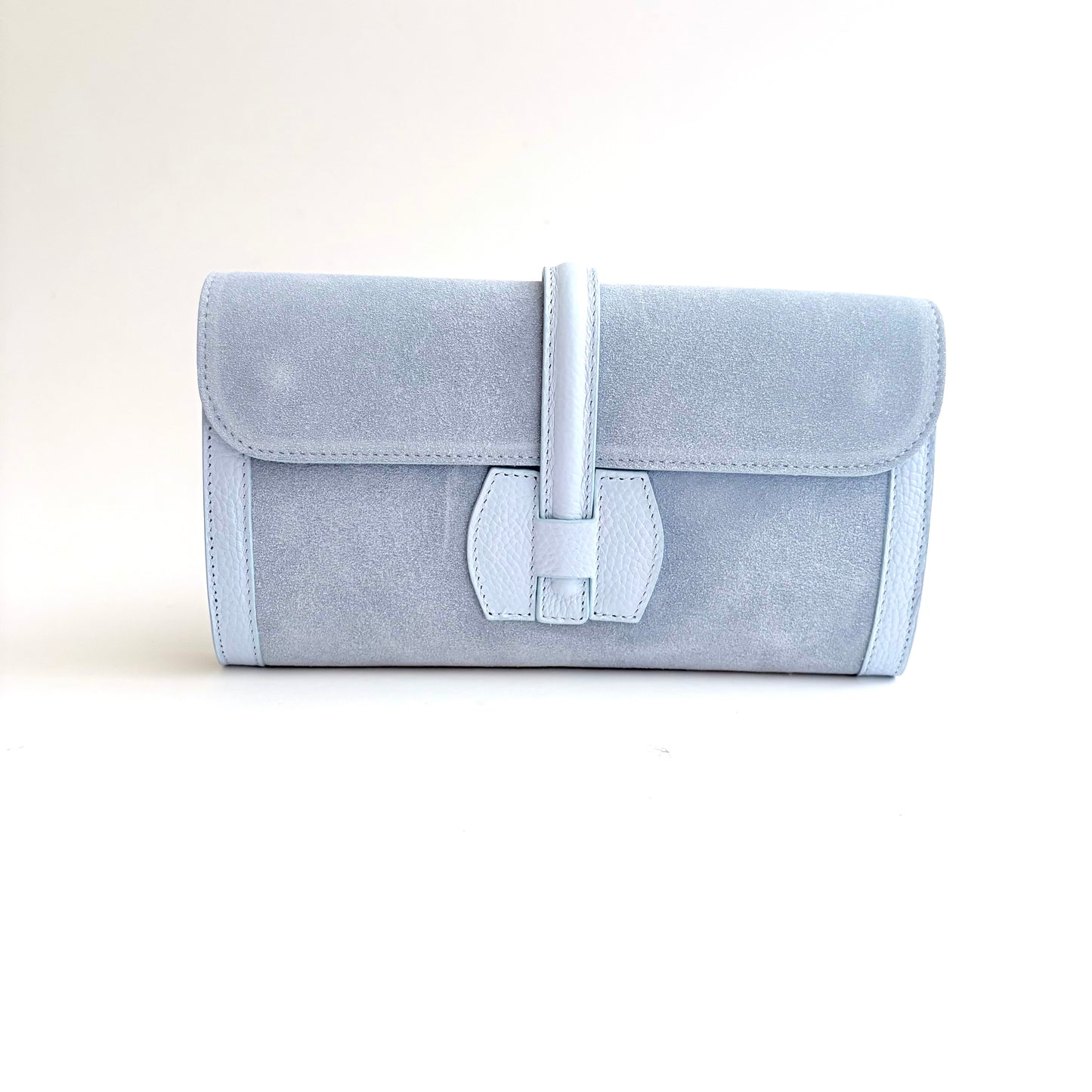 Monet Suede Clutch Mer (Blue)