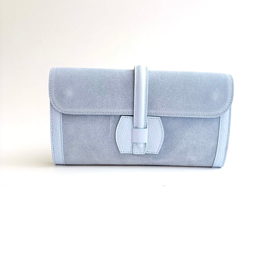Monet Suede Clutch Mer (Blue)