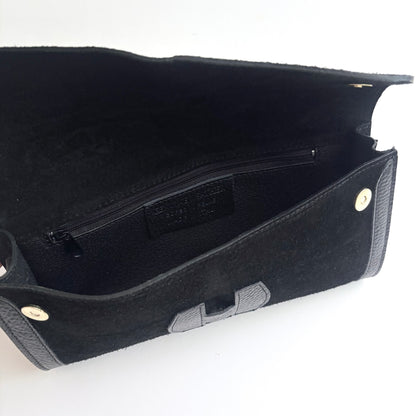 Roma Suede Clutch Black PRESALE