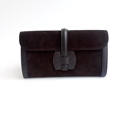 suede trendy clutch under $200