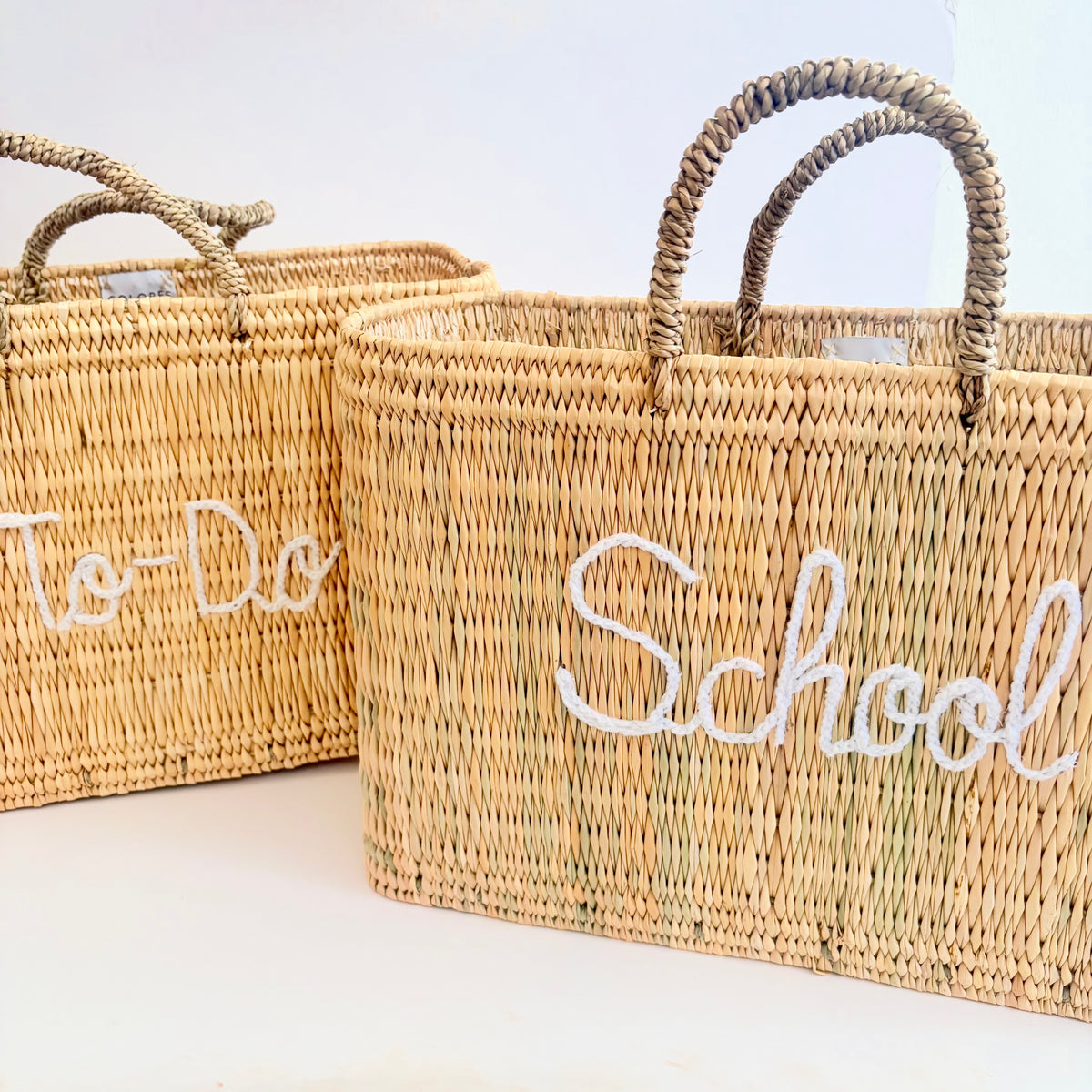 Ready to Ship- Custom Structured Weave Baskets