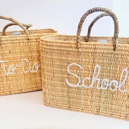 Ready to Ship- Custom Structured Weave Baskets