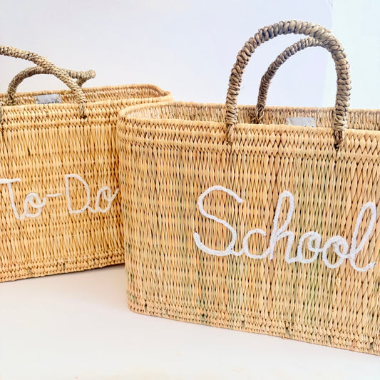 Ready to Ship- Custom Structured Weave Baskets