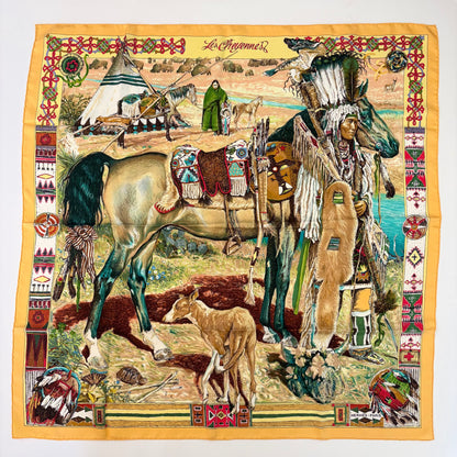 “Les Cheyennes” Kermit Oliver Hermes Scarf