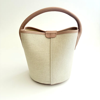 Taupe Canvas City Bag