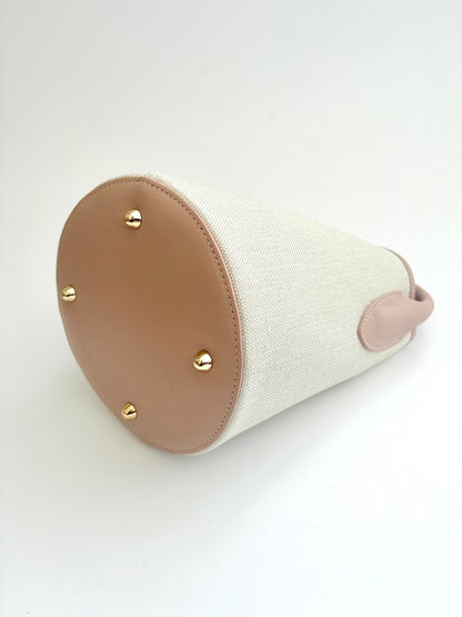Taupe Canvas City Bag