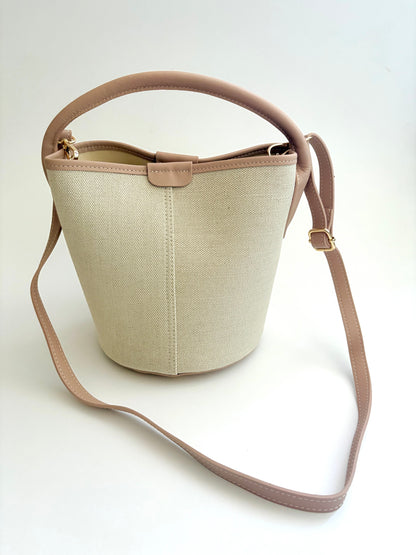 Taupe Canvas City Bag