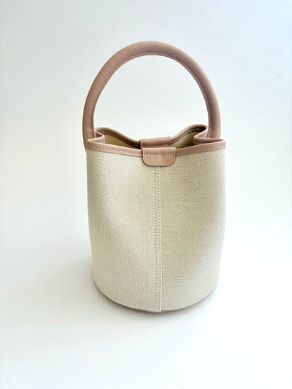 Taupe Canvas City Bag