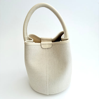 Cream Canvas City Bag