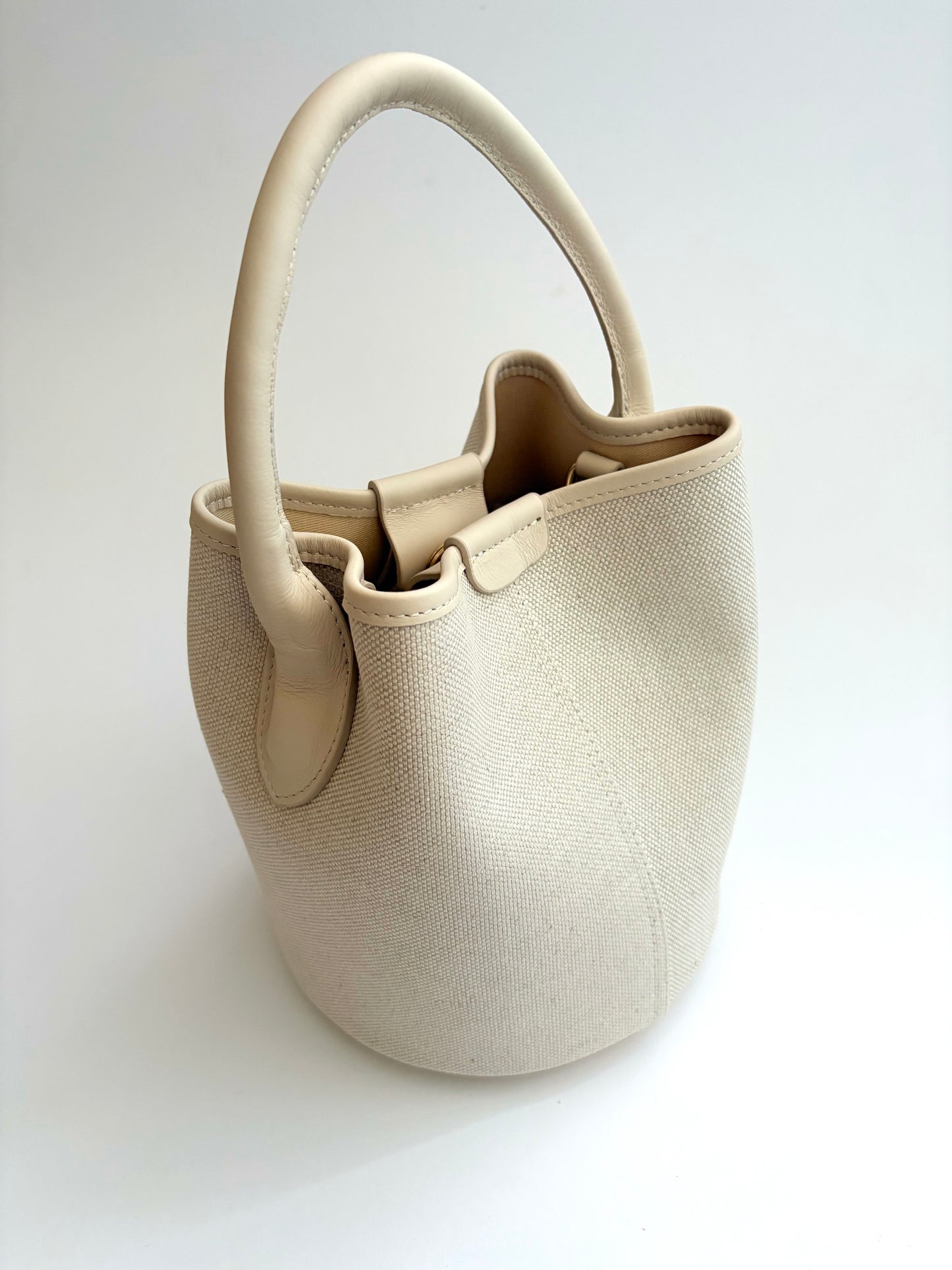 Cream Canvas City Bag
