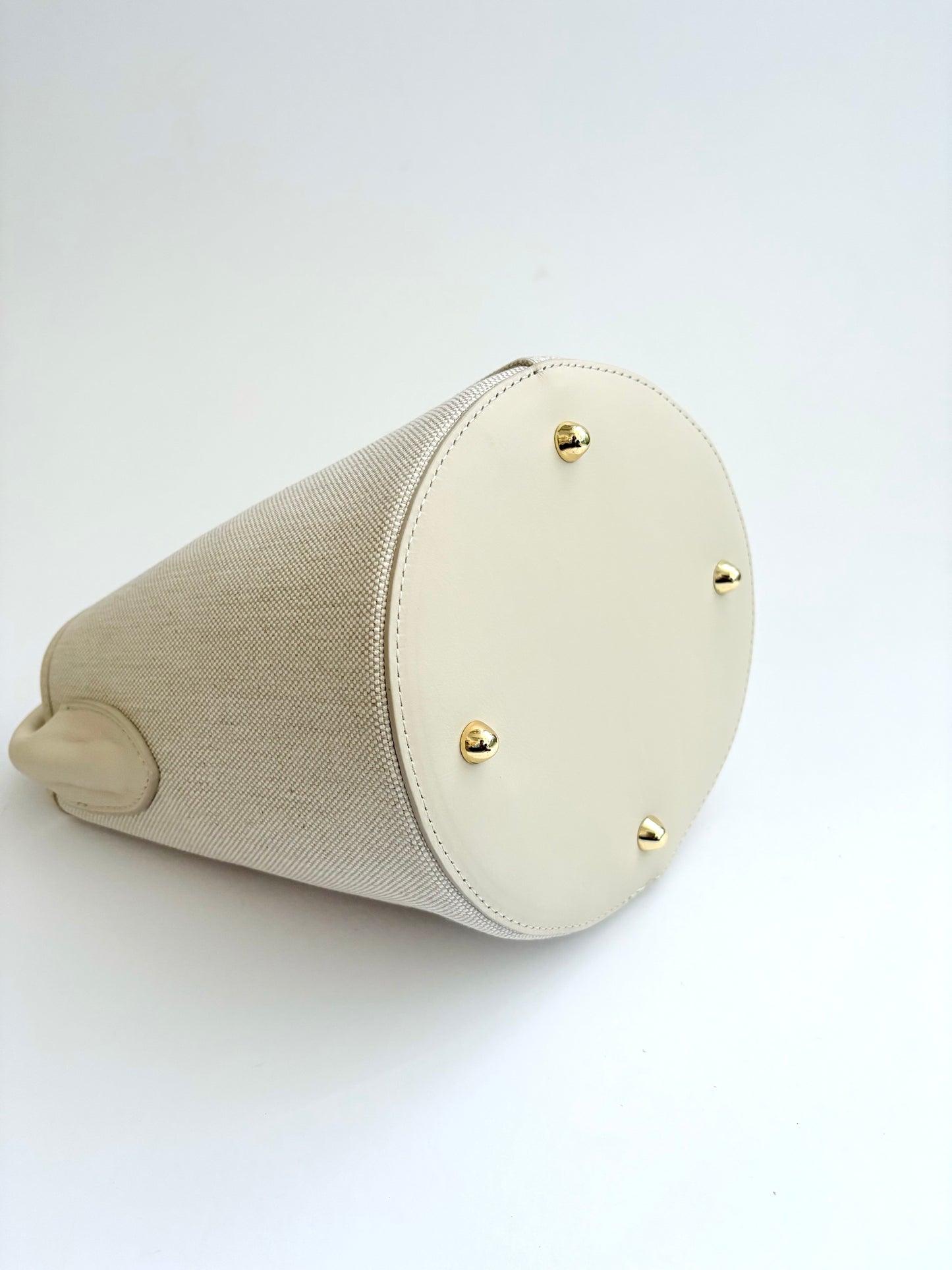 Cream Canvas City Bag