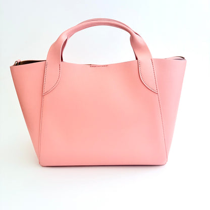 Pink Lugano All Leather Tote