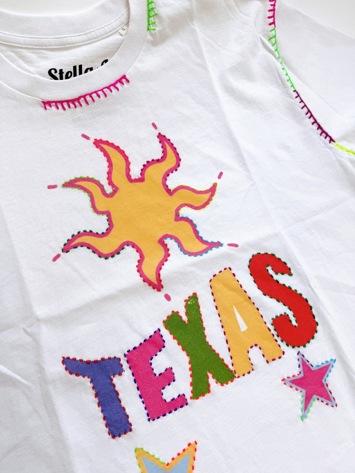Embroidered Texas T-Shirt