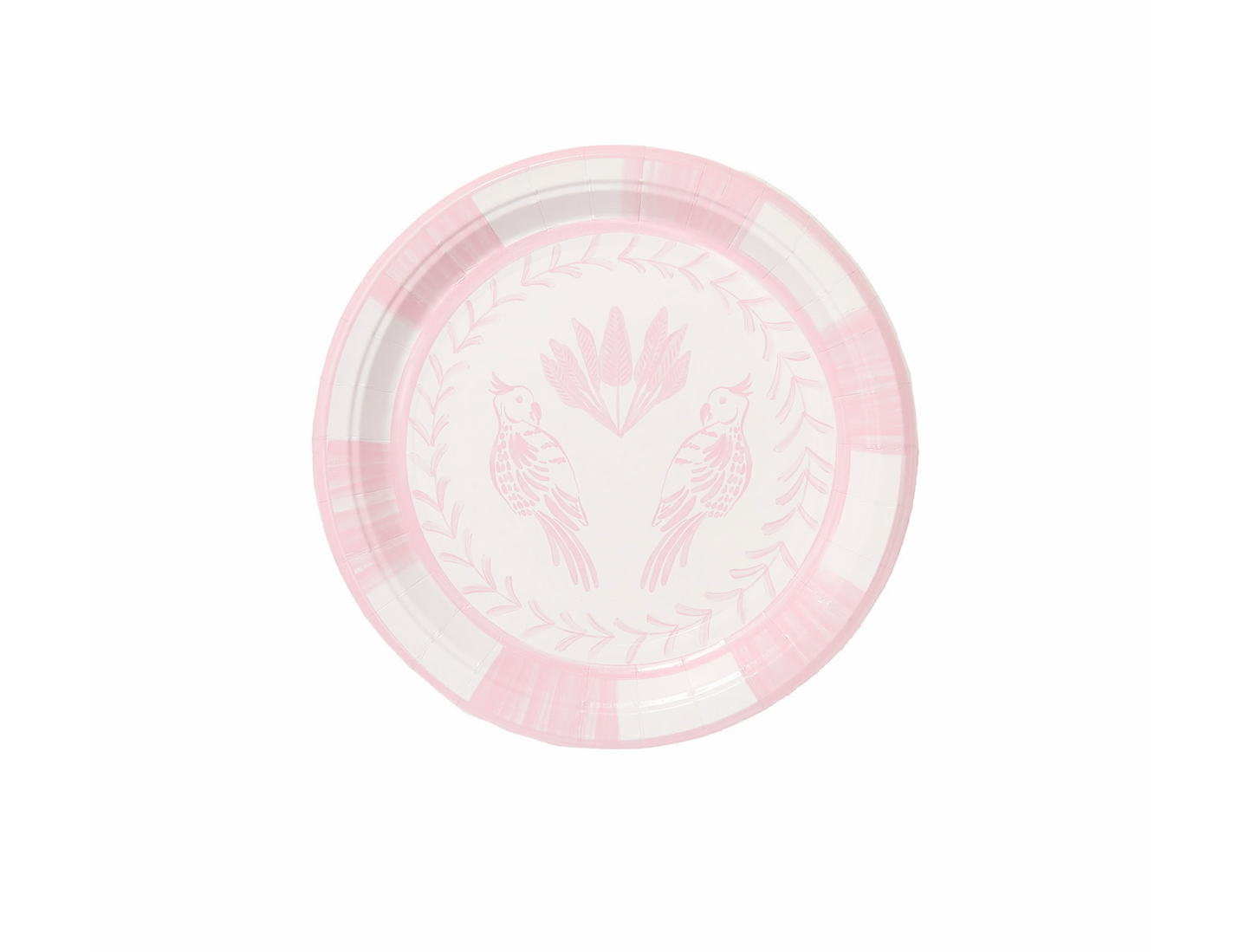 Blush Lovebirds Pavilion Dessert Plates
