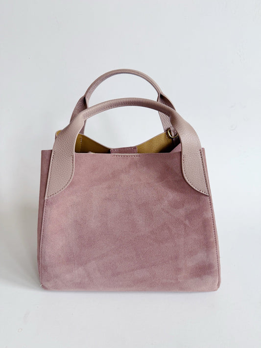 Blush Suede Lugano Tote