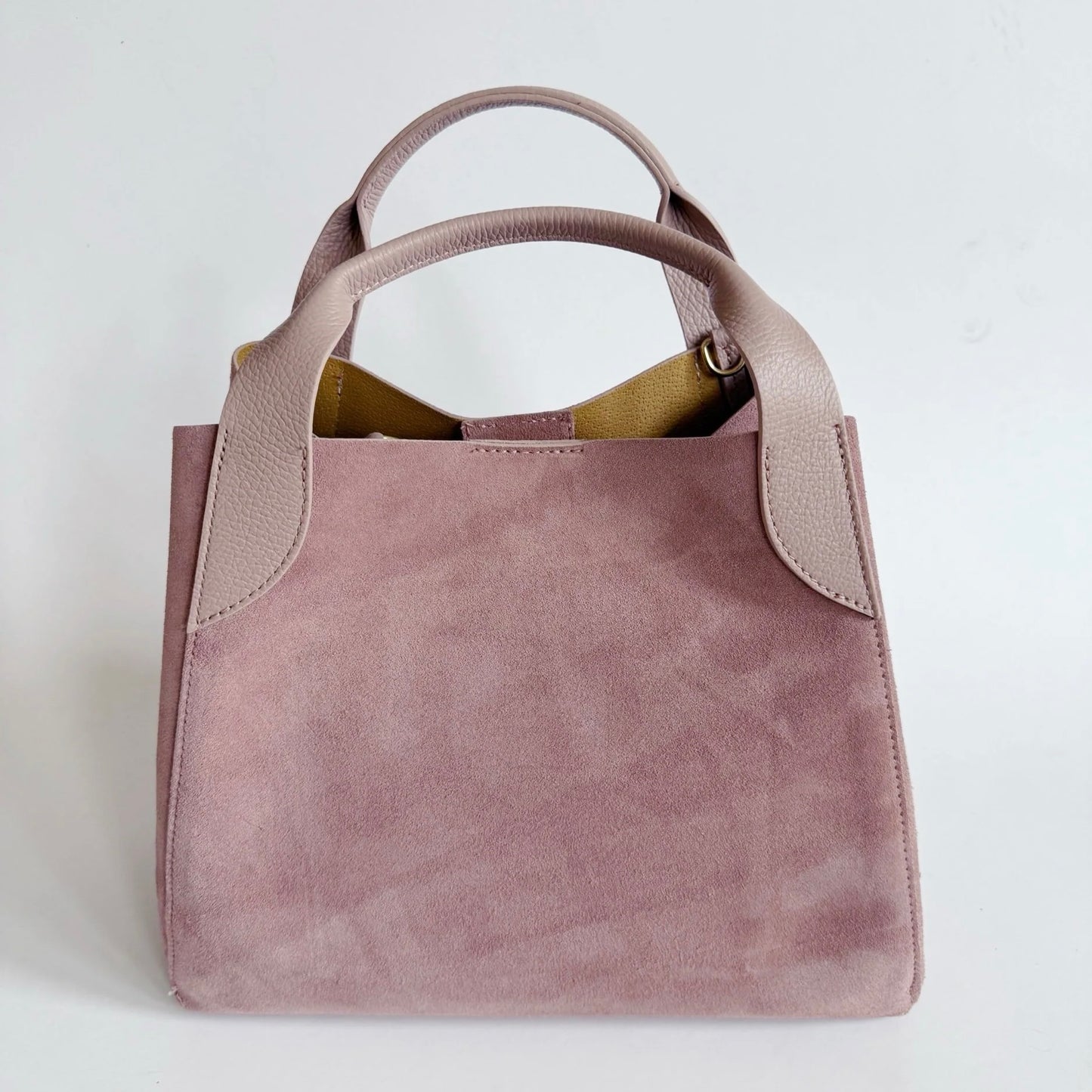 Blush Suede Lugano Tote