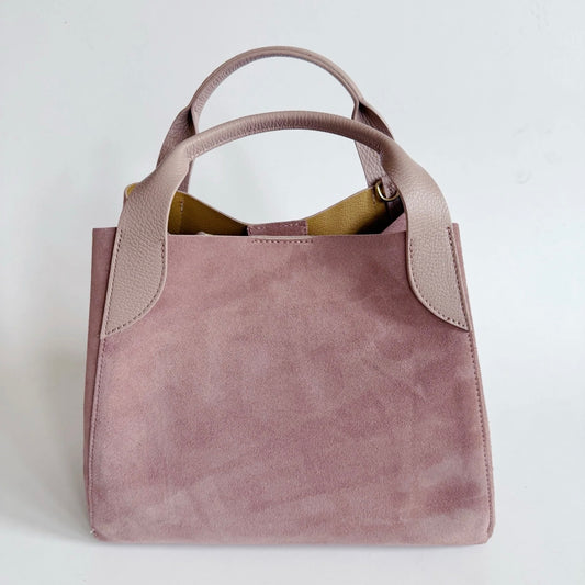 Blush Suede Lugano Tote